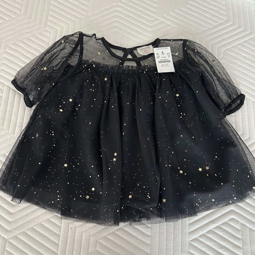 Crewcuts mesh top with foil stars - Picture 5 of 5